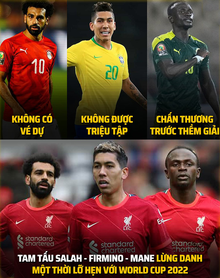 Bộ ba "nhọ" nhất của Liverpool.