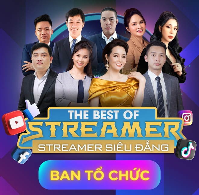 Ban tổ chức cuộc thi “Streamer Siêu Đẳng”.