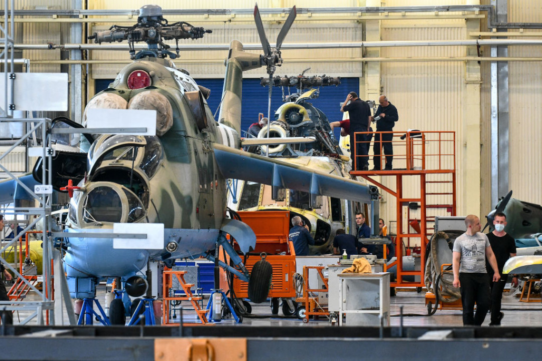 Motor Sich là hãng sản xuất động cơ quân sự quan trọng của Ukraine (ảnh: RT)