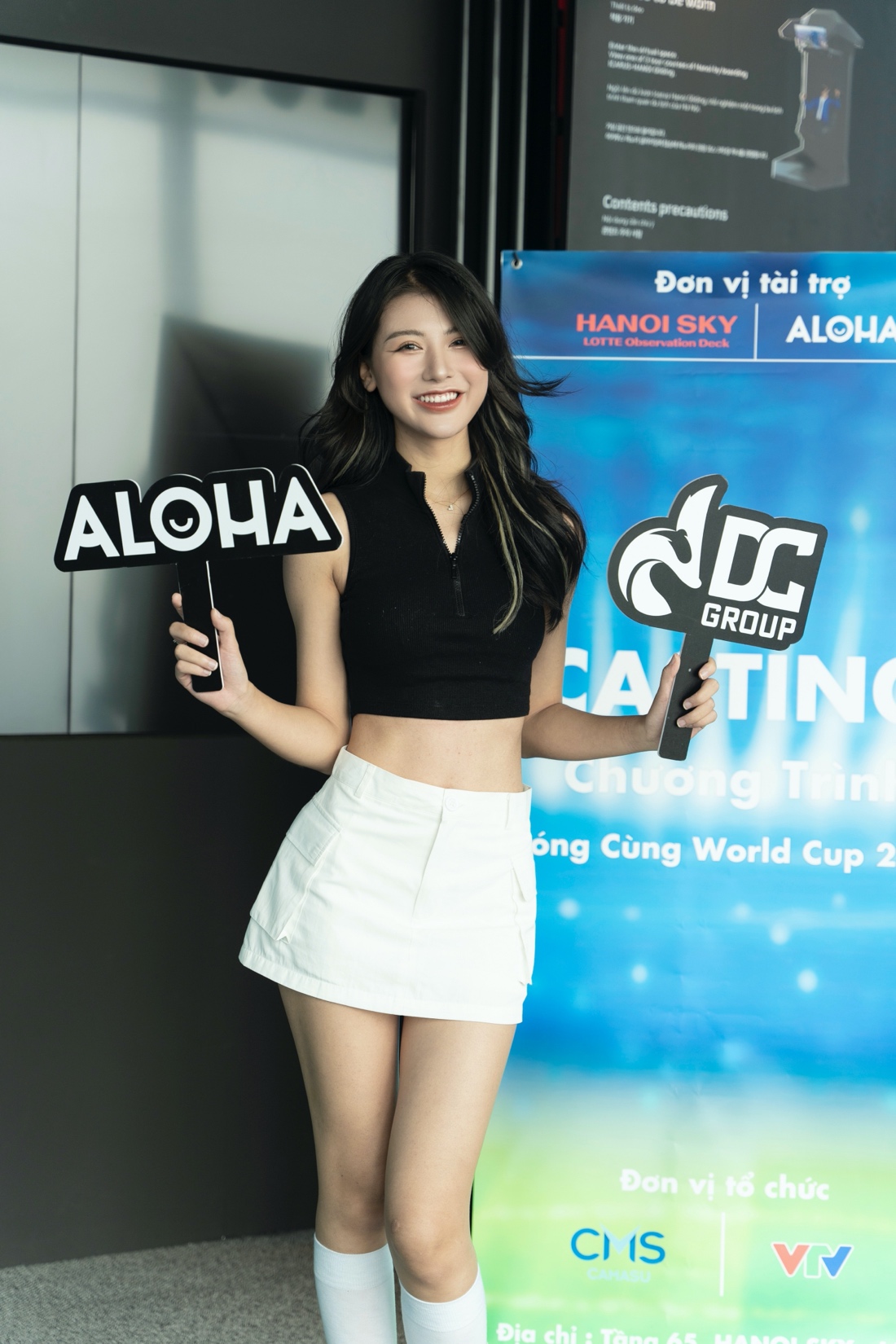 Phan Thị Thúy Nga tại buổi casting “Nóng cùng World Cup 2022”