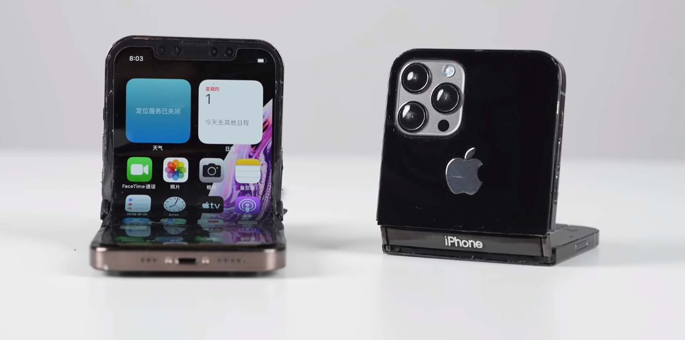 iPhone màn hình gập đầu tiên xuất hiện, siêu xịn sò - 2