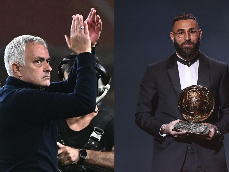 Benzema ẵm ”Quả bóng vàng” khiến Haaland hụt đến Real, Mourinho kể công