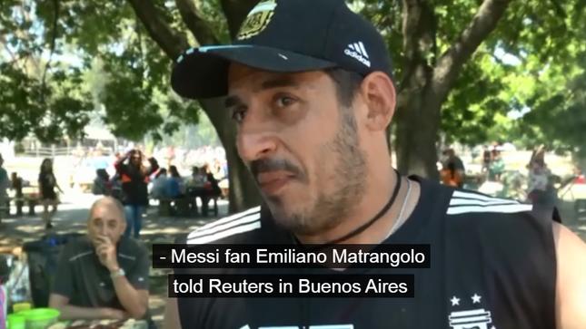 Emiliano Matrangolo, một CĐV nhiệt thành của Messi