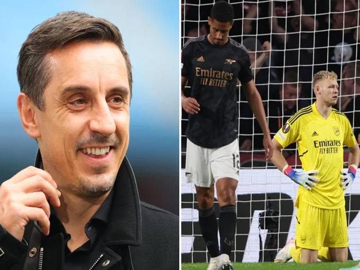 Bóng đá - Arsenal thua đau Brighton: Gary Neville dự đoán sẽ "sụp đổ" tại Ngoại hạng Anh