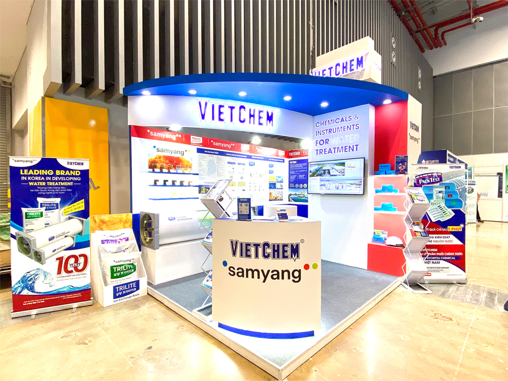 Sản phẩm của VIETCHEM-SAMYANG gây ấn tượng mạnh tại Vietwater 2022 - 2