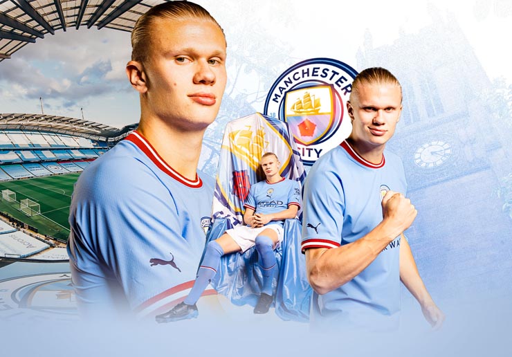 Haaland tỏa sáng rực rỡ ở Man City