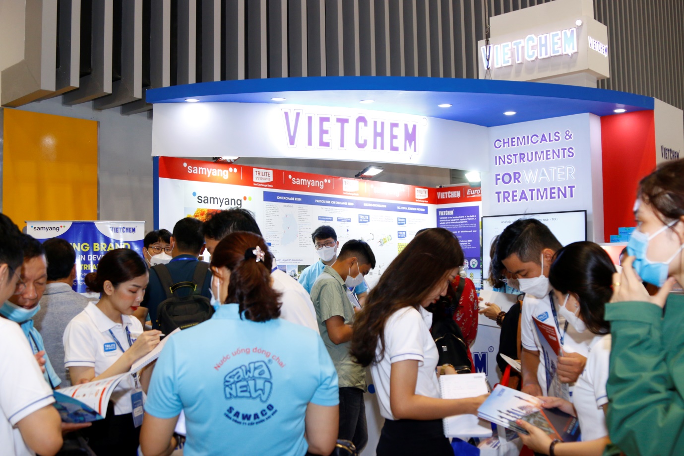 Sản phẩm của VIETCHEM-SAMYANG gây ấn tượng mạnh tại Vietwater 2022 - 1