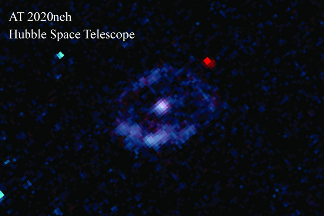 Hình ảnh thực về lỗ đen được thể hiện qua dữ liệu Hubble - Ảnh: NASA