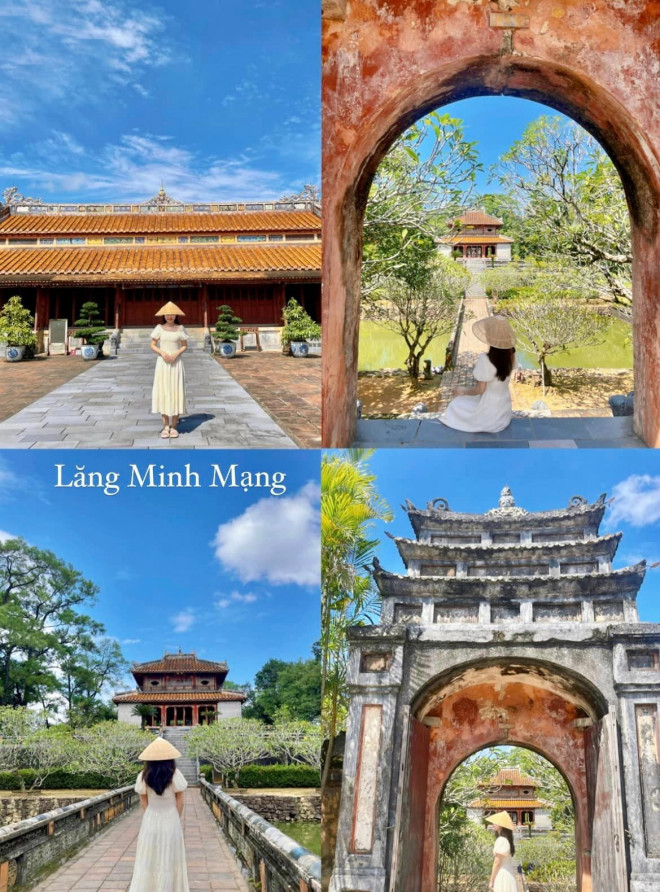 Đến lăng vua Minh Mạng.