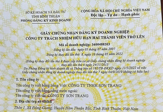 Thông báo thi hành bản án Chủ tịch UBND Bình Thuận thua kiện một công dân - 3