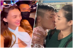 Đời sống Showbiz - Vợ Tây của Bùi Tiến Dũng cứ xuất hiện là "náo loạn" sân bóng có bằng nàng WAGs này?