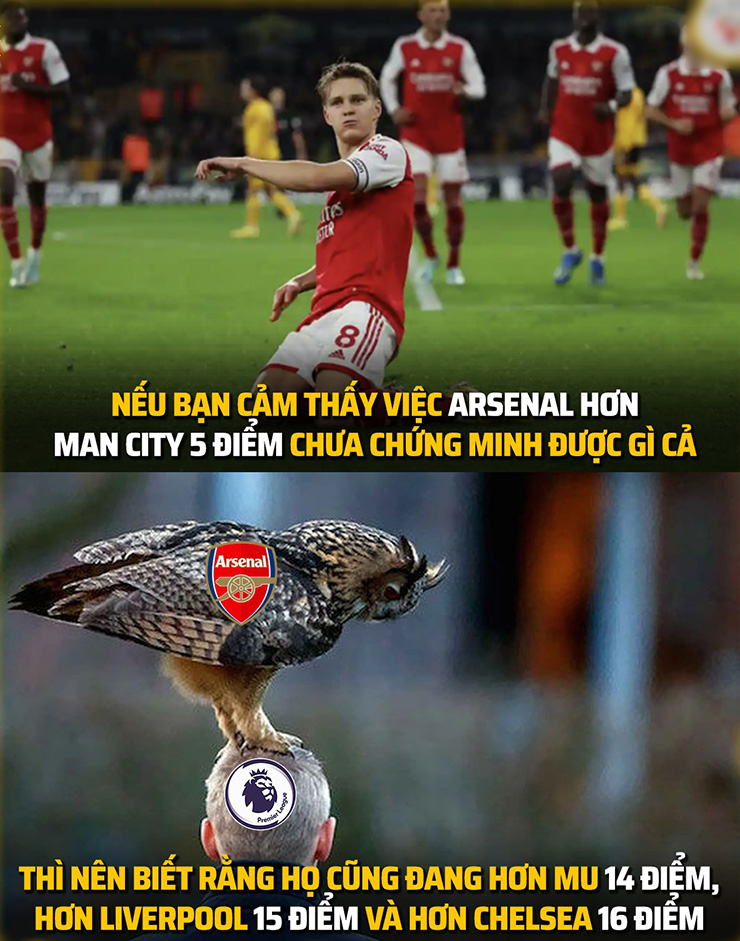 Bóng dáng của người đứng đầu bảng xếp hạng Ngoại hạng Anh.