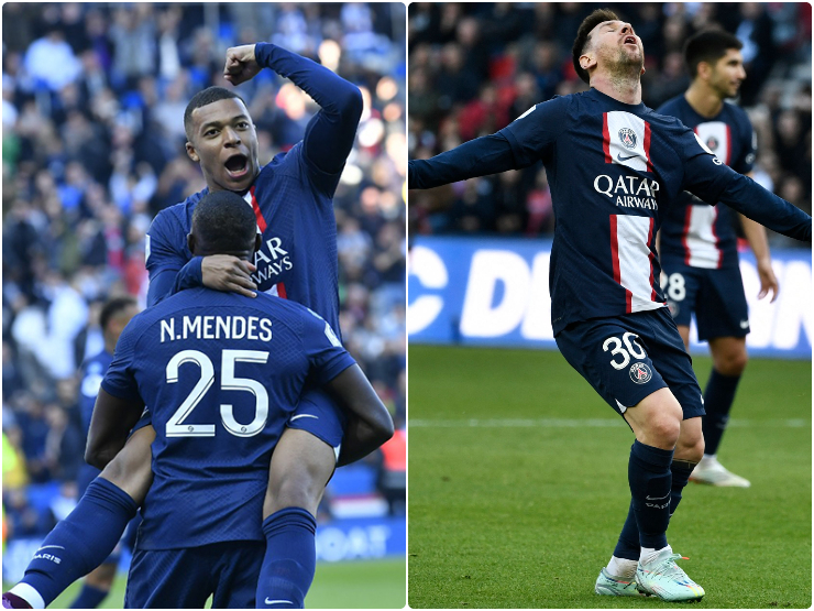 Bóng đá - Mbappe cán mốc 190 bàn cho PSG, Messi lại dính "lời nguyền" cột dọc