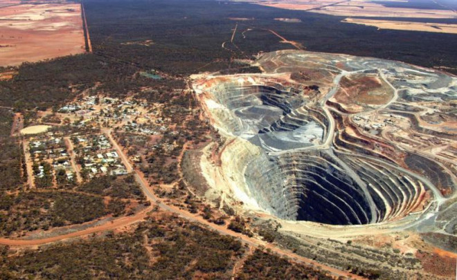 Một mỏ lộ thiên thuộc quyền sở hữu của công ty Trung Quốc tại nam Australia.