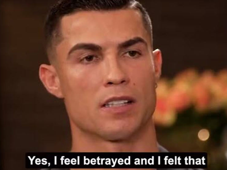 Bóng đá - Ronaldo phỏng vấn gây sốc: Nói MU phản bội ép mình ra đi, khinh thường Ten Hag