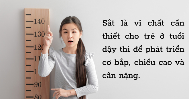 Trẻ có thể "đánh mất" chiều cao, trí thông minh, học tập kém, chỉ vì… thiếu sắt ở giai đoạn dậy thì! - 1