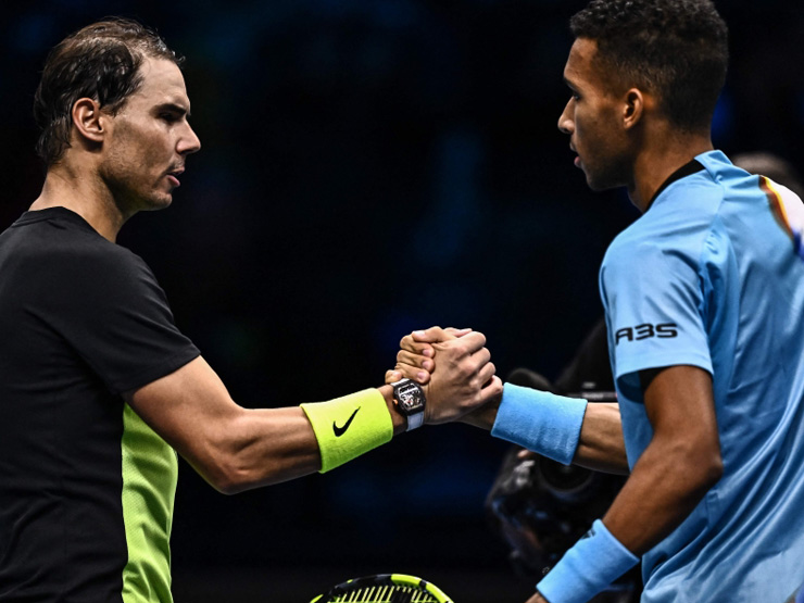 Clip hot ATP Finals: Aliassime phong độ thăng hoa, khiến Nadal tối tăm mặt mũi