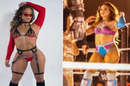 Thể thao - "Hoa hậu MMA" mặc bikini mỏng manh lên sàn đấu vật WWE