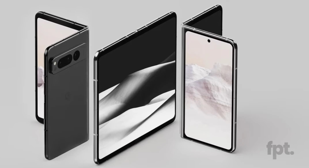 Lộ thiết kế Pixel Fold, tinh tế hơn nhiều so với Galaxy Z Fold 4 - 4