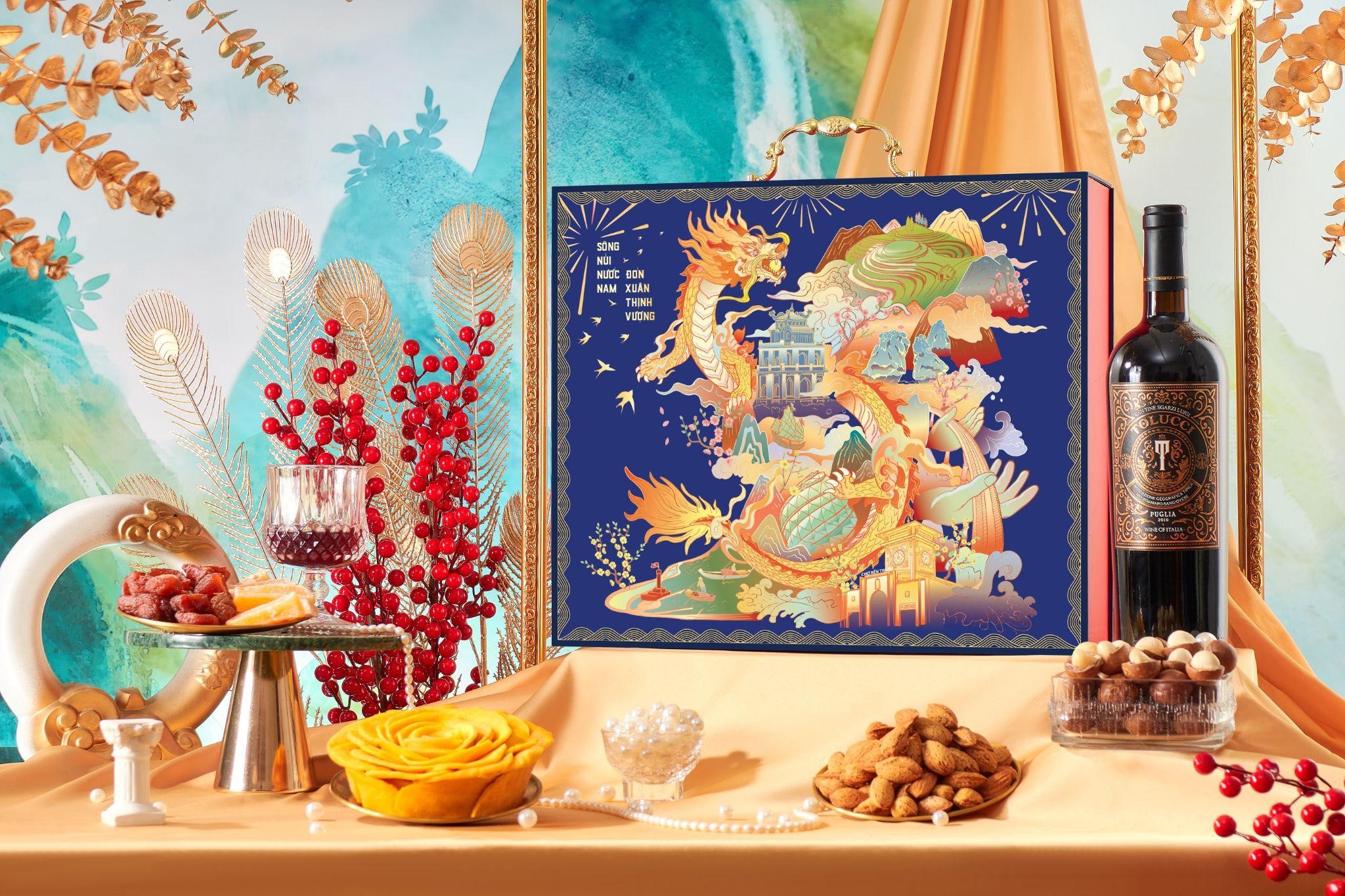 Hộp quà chất liệu cao cấp, mạ vàng kim 9999