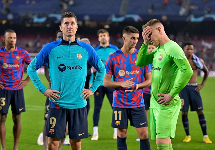 Barcelona bị loại khỏi Cúp C1 ngay từ vòng bảng