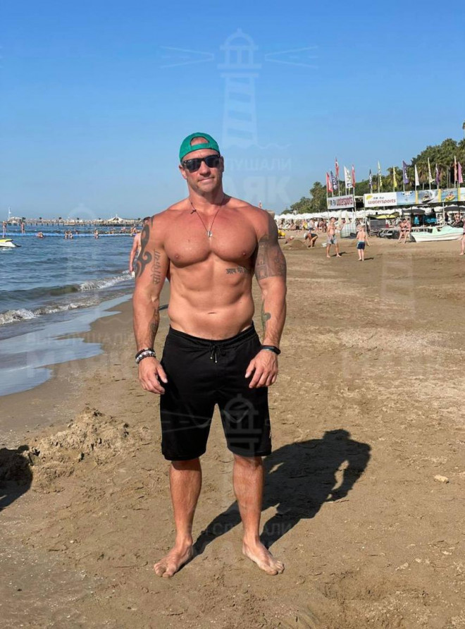 Anh Yuri Sholmov - nhân viên quay phim của đài truyền hình Channel One Russia. Ảnh: TELEGRAM