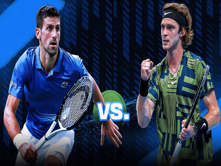 Video tennis Djokovic - Rublev: Phong độ hủy diệt, chiến thắng tốc hành (ATP Finals)