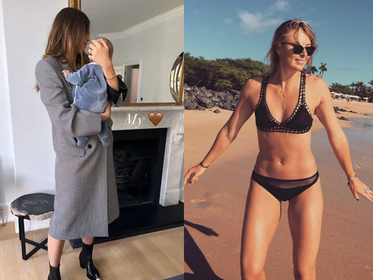 “Búp bê” Sharapova đẹp quý phái bên con trai, vóc dáng yêu kiều như ngày nào