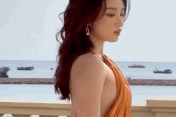 Giải trí - Mặc váy mỏng như "cánh ve", Phương Oanh, con dâu tỷ phú mắc lỗi thời trang hi hữu thế này