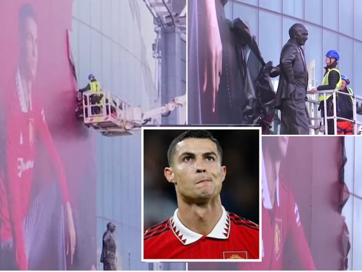 Bóng đá - MU bất ngờ gỡ ảnh Ronaldo ở Old Trafford, có đúng "Quỷ đỏ" cạn tình với CR7?
