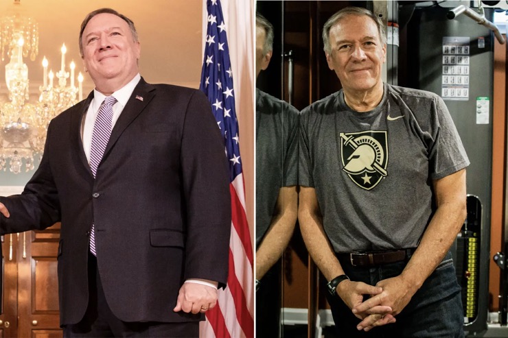 Cựu Ngoại trưởng Mỹ Mike Pompeo đã giảm tới 40kg sau khi rời nhiệm sở.