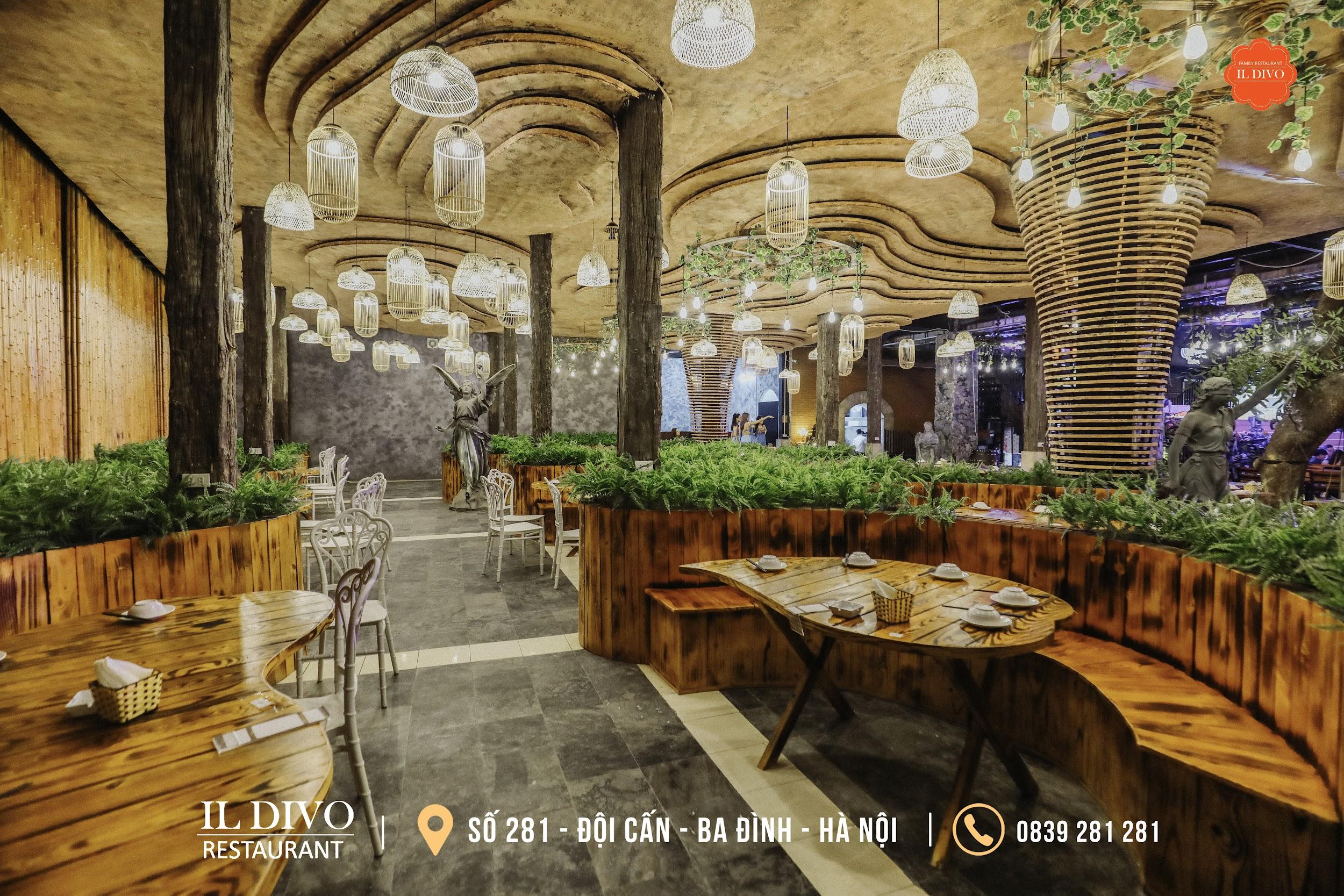 Nhà hàng sân vườn chia không gian thành các khu vực riêng biệt