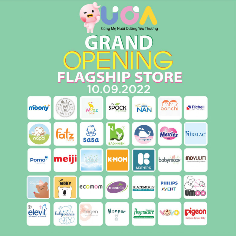 Đối tác đáng tin cậy của hệ thống cửa hàng Mẹ và Bé Ú Òa