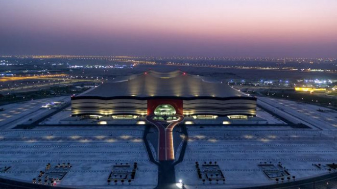 Sân vận động Al Bayt - nơi diễn ra Lễ khai mạc World Cup 2022 Ảnh: Goal