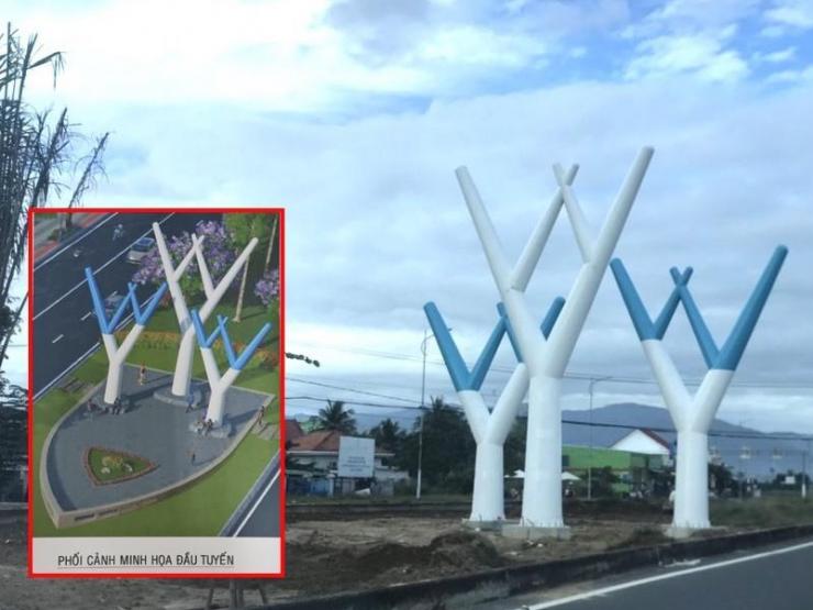Tin tức trong ngày - Chủ đầu tư lý giải về biểu tượng lạ trên đường vào TP Nha Trang