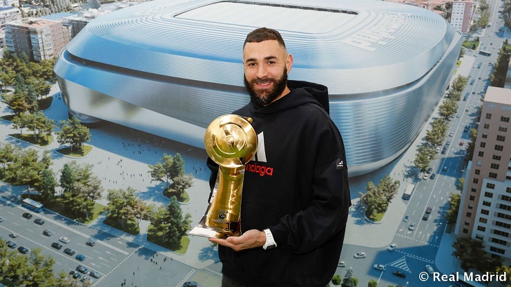 Benzema đoạt Quả bóng vàng Dubai