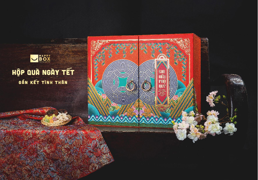 Hộp quà Tết Phúc Lộc An Khanh của Happybox
