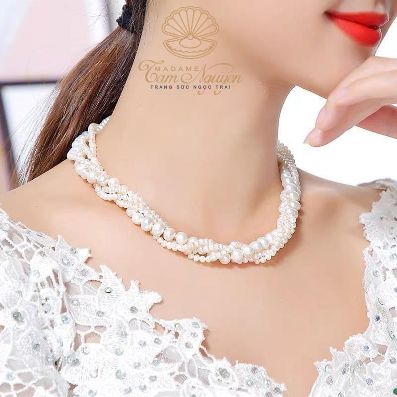 Chuỗi ngọc đến từ món quà của Madame Tâm Nguyễn mang nhiều ý nghĩa tốt lành cho cô dâu