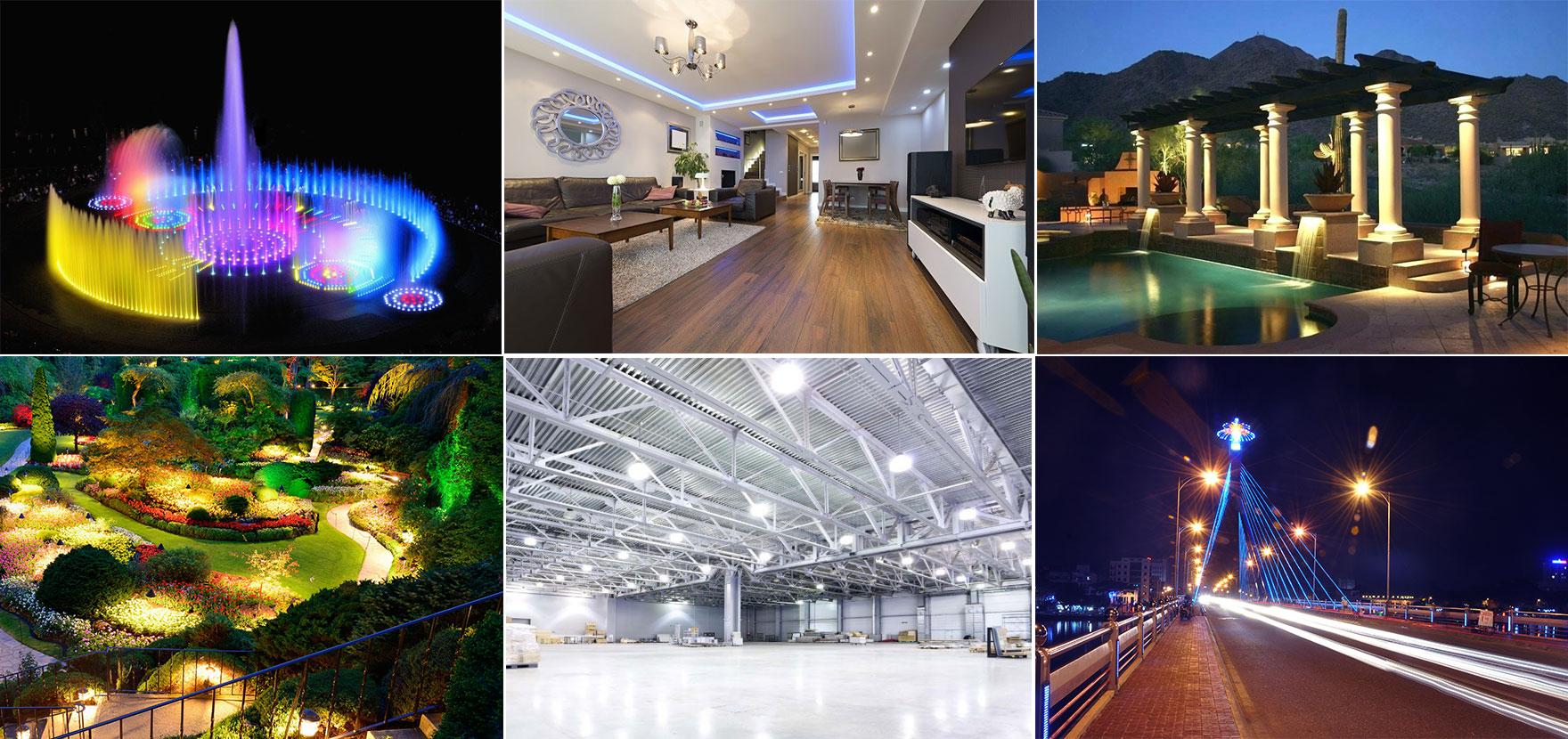 Các ứng dụng của đèn LED HALEDCO