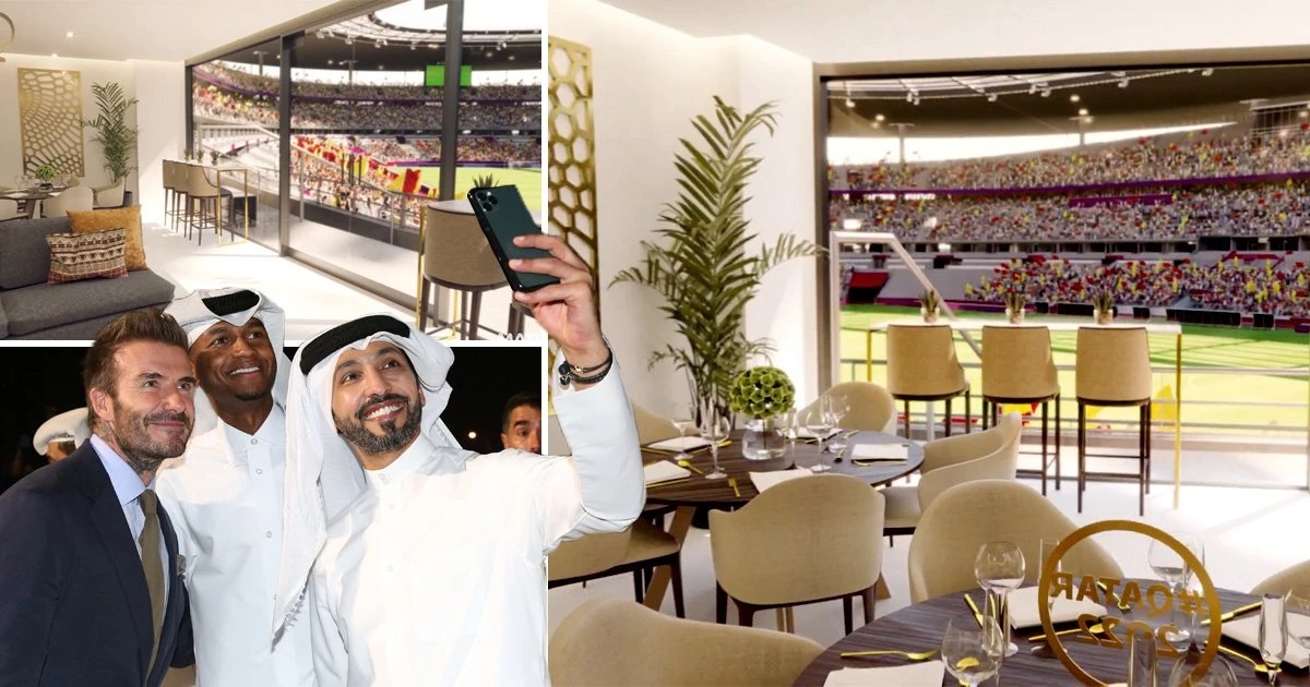 Nhóm khách hàng giàu có và chịu chi sẽ được tận hưởng không khí bóng đá riêng biệt tại sân vận động ở Qatar.