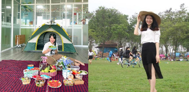 Dù vất cả, nhưng những cô giáo mầm non vẫn kiên trì, bám nghề. 