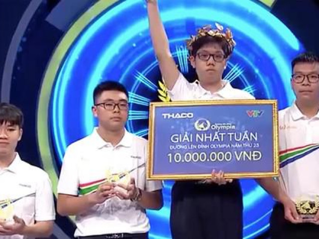 Bạn trẻ - Cuộc sống - Nam sinh TPHCM giành vòng nguyệt quế Olympia sau màn thi gay cấn