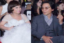 Đời sống Showbiz - "Ca sĩ tỷ phú" Hà Phương hội ngộ Ngô Ngạn Tổ trên đất Mỹ