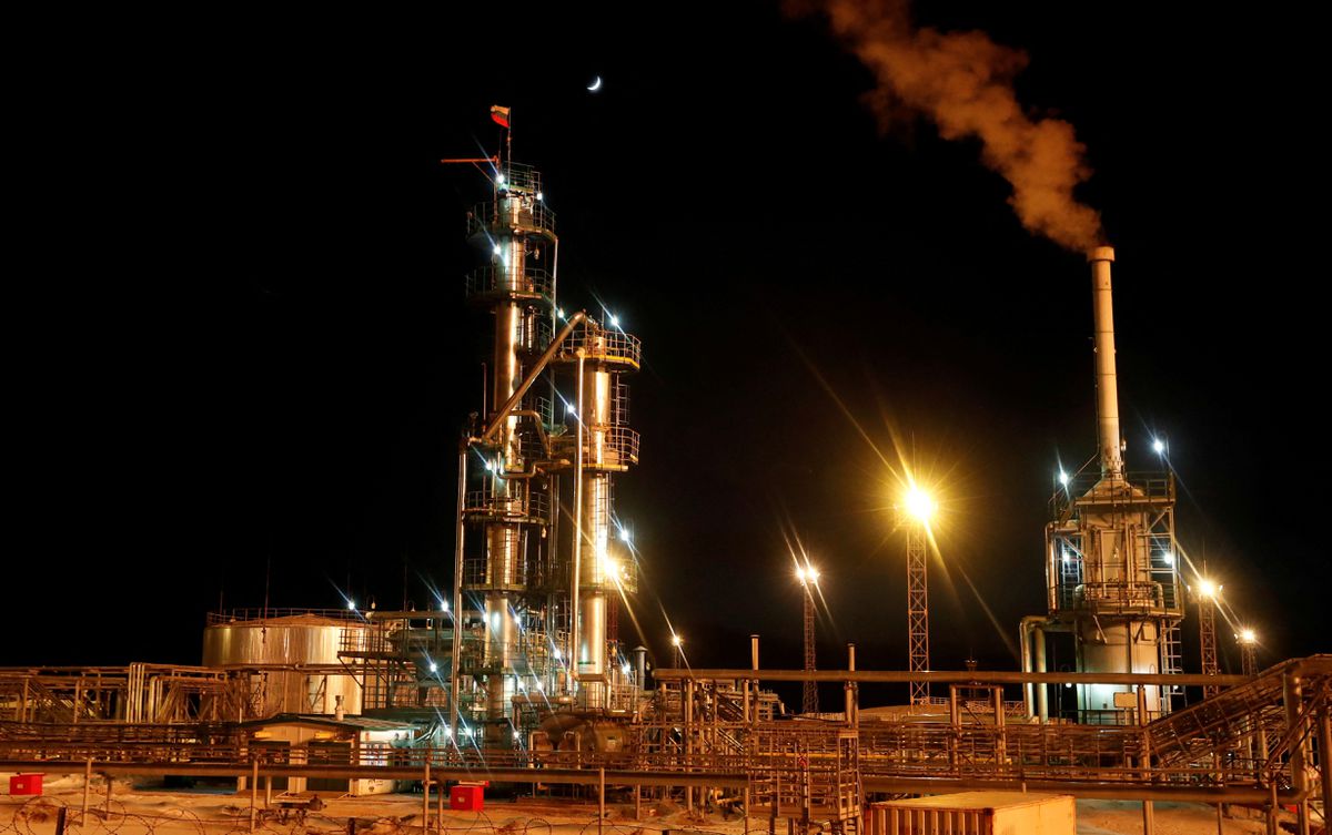 Một nhà máy lọc dầu ở vùng Irkutsk, Nga.