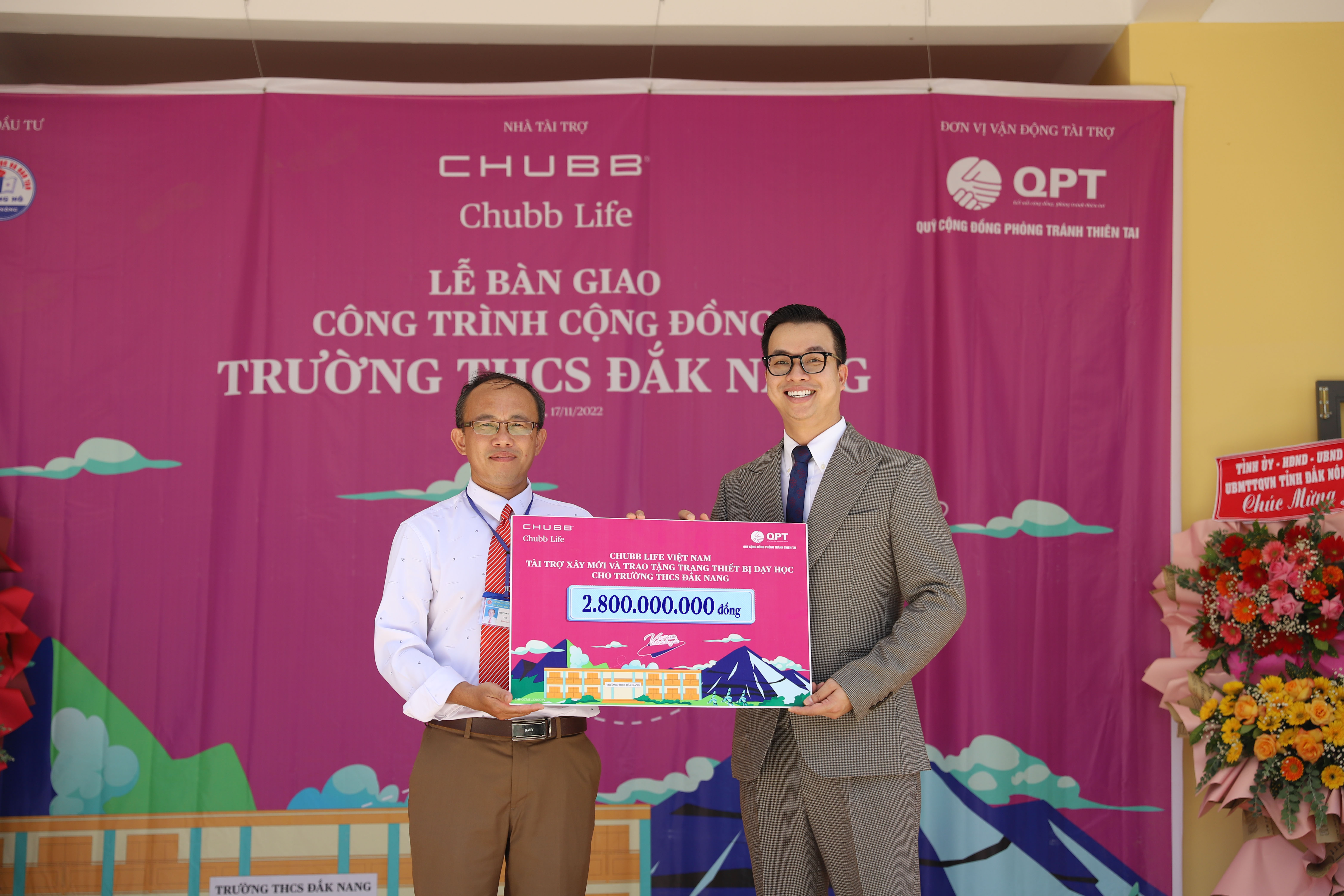 Hành trình “Chubb Life vì thế hệ tương lai” tiếp nối với ngôi trường thứ 10 được hoàn thiện xây dựng - 1