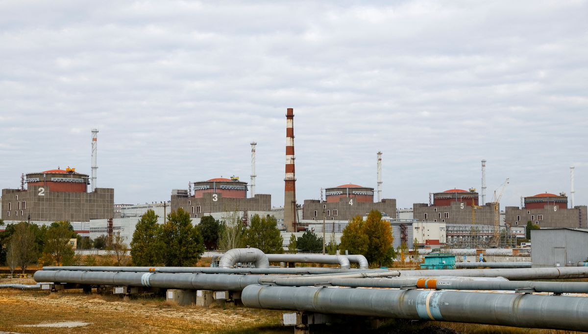 Nhà máy điện hạt nhân Zaporizhia lớn nhất châu Âu hiện do lực lượng Nga kiểm soát (ảnh: CNN)