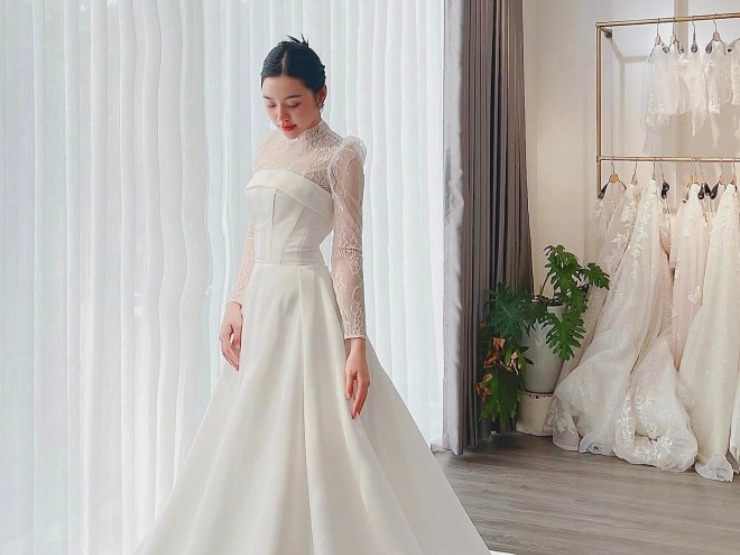 Đời sống Showbiz - Quỳnh Kool bất ngờ mặc váy cưới, danh tính chú rể gây tò mò