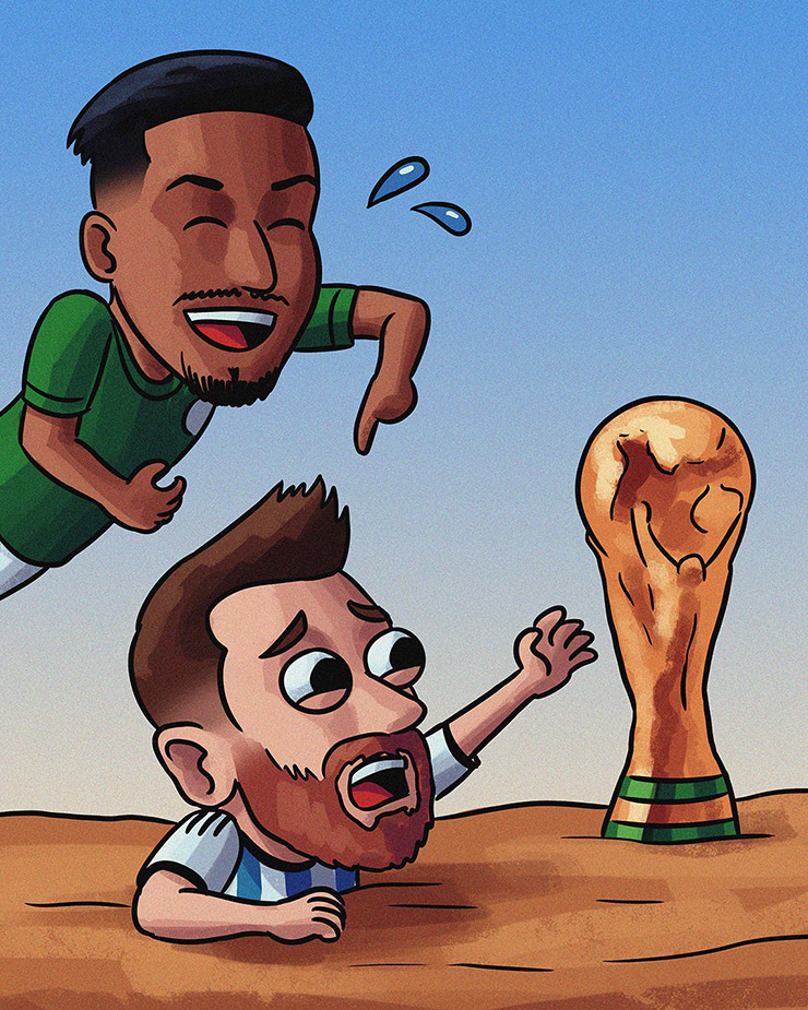 Argentina "sập hầm" ngay trận mở màn World Cup 2022.