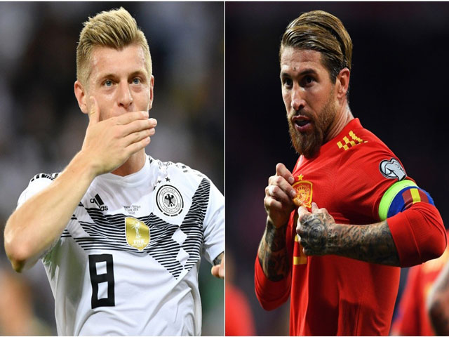 Đỉnh cao bóng đá châu Âu: Đức đối đầu Tây Ban Nha, Bồ Đào Nha gặp Croatia