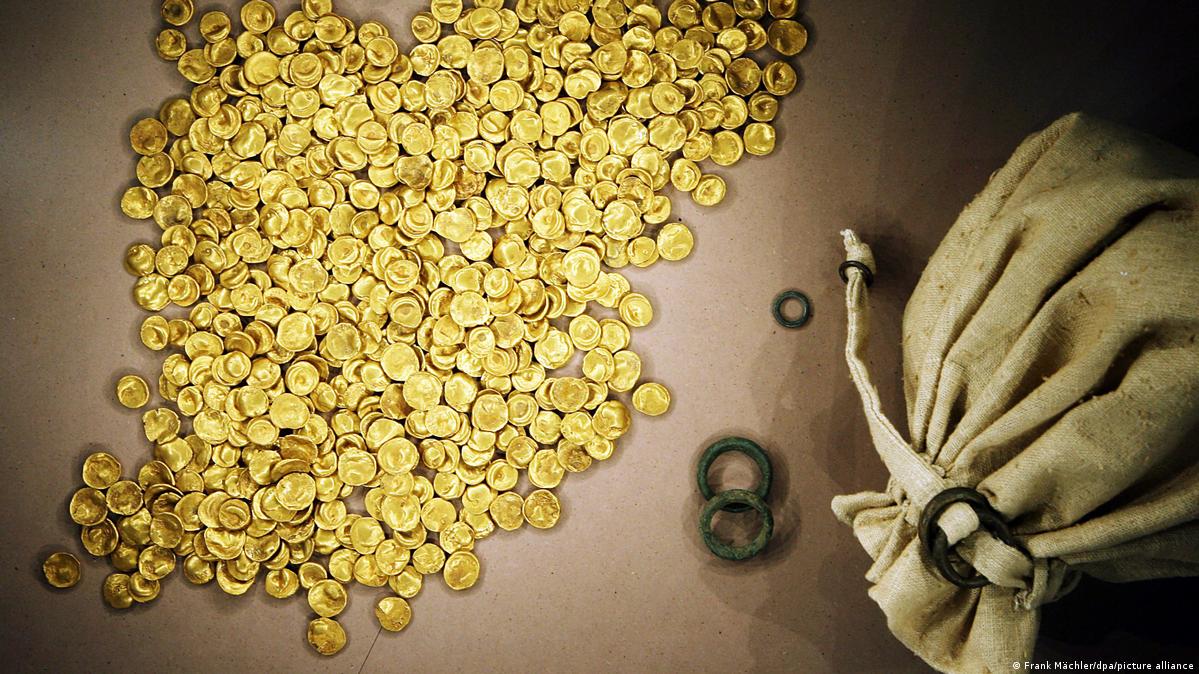 Những đồng xu vàng được người Celtic sử dụng từ hàng nghìn năm trước (ảnh: DW)